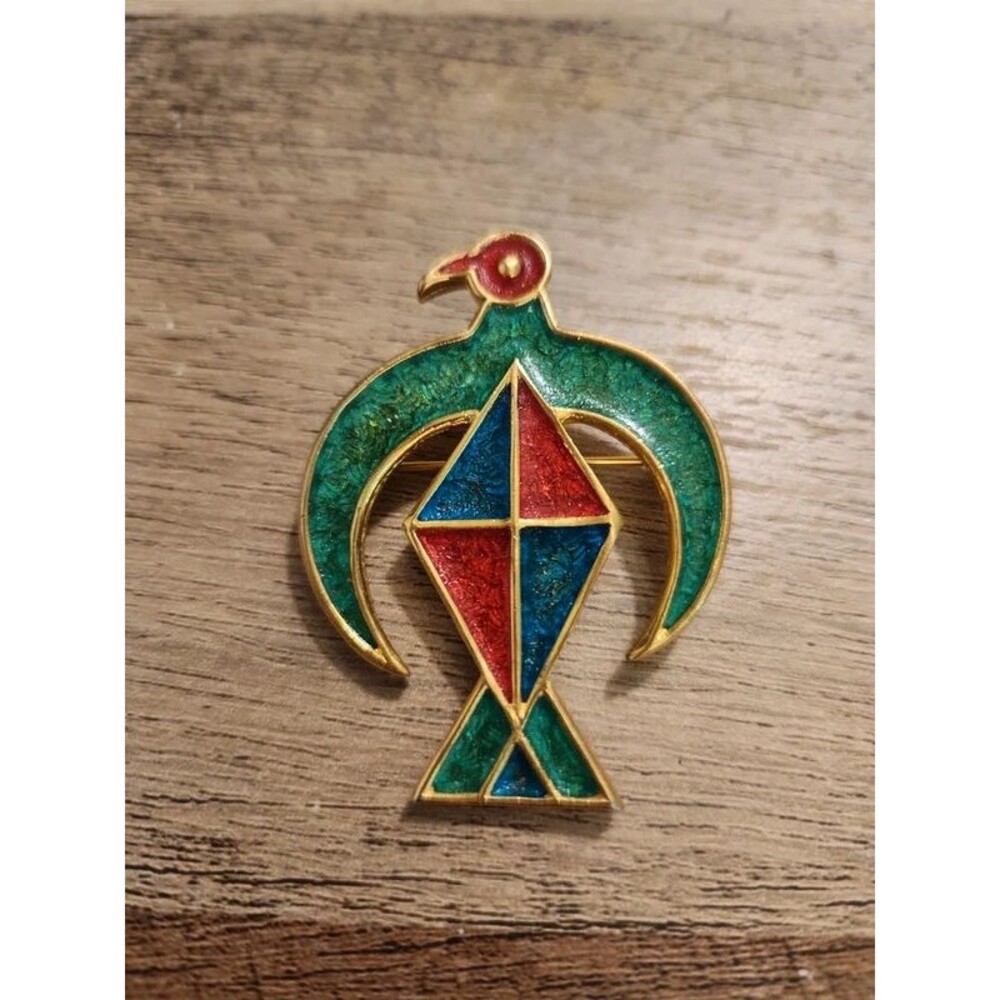 Bird Brooch Southwestern Style